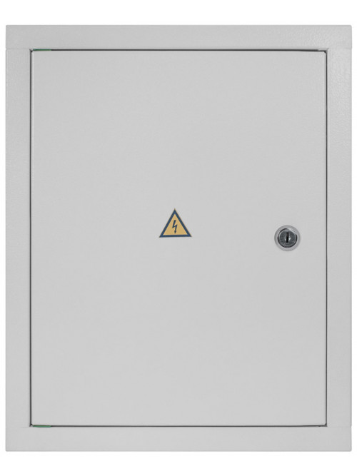 Шкаф e.mbox.stand.w.24.z метал. (330х260х100).,встраиваемый, с замком