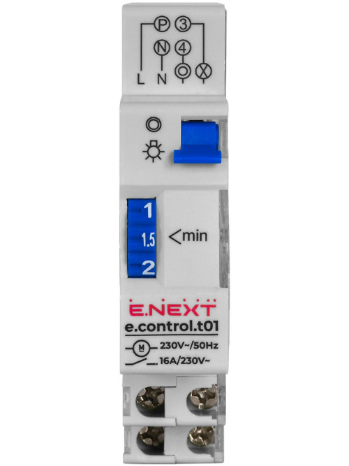 Таймер освещения электромеханический  e.control.t01