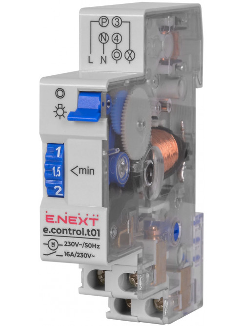 Таймер освещения электромеханический  e.control.t01