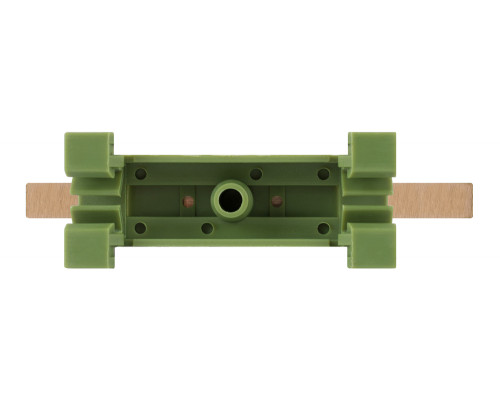 Шина нулевая e.bs.stand.1.12  12 отв. ЗЕЛЕНАЯ