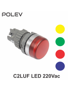 Идикатор зеленный D22 220Vac