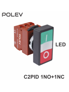 C2PID 1NO+1NC LED