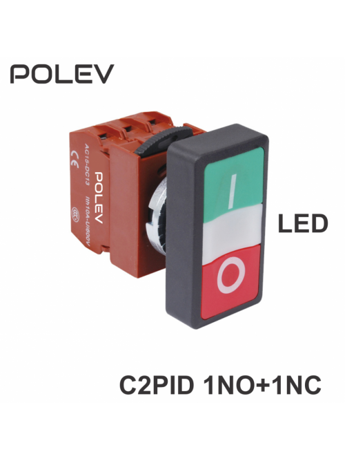 C2PID 1NO+1NC LED