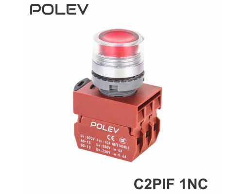 C2PIF 1NC LED, buton STOP