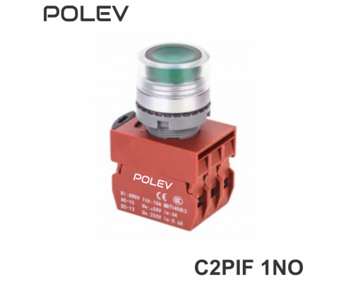 C2PIF 1NO LED, Buton Start