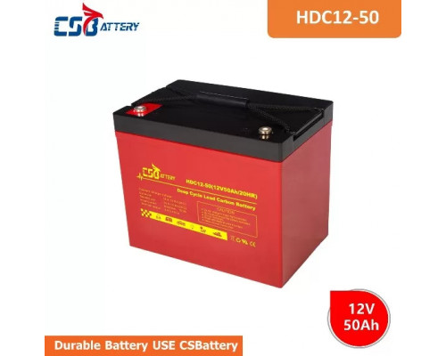 Battery CS HDC-12-50 VRLA Lead Carbon