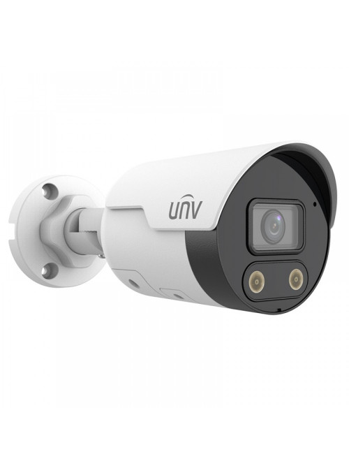 IP камера Uniview IPC2128SB-ADF28KMC-I0, 8MP, Ultra 265, 2.8mm, IR30m, Alarm Light, Mic, Speaker, MicroSD, POE, IP67