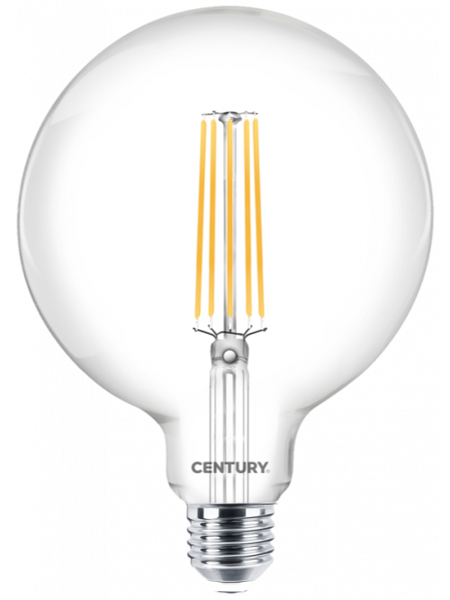 Светодиодная лампа накаливания Incanto globo G125 11W E27 4000k 1251lm IP20 прозрачная Италия