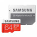 Карта памяти MicroSD+SD Adapter Samsung EVO Plus MB-MC64HA, 64Gb, Class 10 UHS-I (U1), (R/W:100/20MB/s)