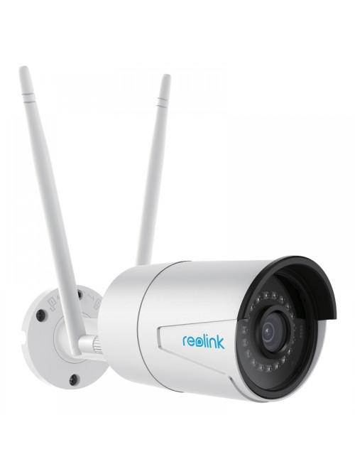 Беспроводная IP камера Reolink RLC-410W (AI), 4MP, H.264, 4mm, IR30m, Mic, MicroSD, IP66