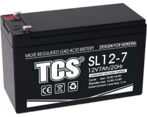 Battery TCS SL12V7Ah VRLA AGM