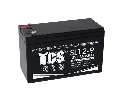 Battery TCS SL12V9Ah VRLA AGM