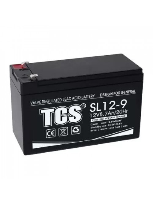 Battery TCS SL12V9Ah VRLA AGM