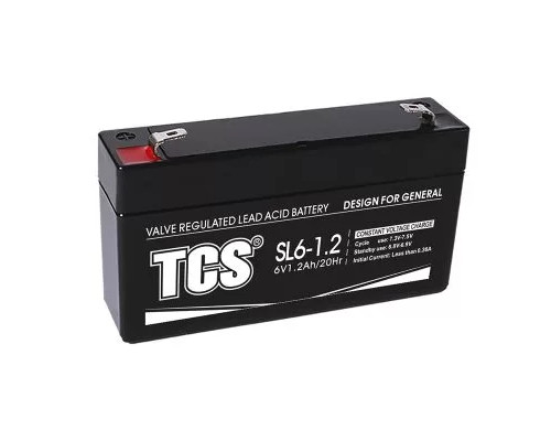 Battery TCS SL6V1,2Ah VRLA AGM