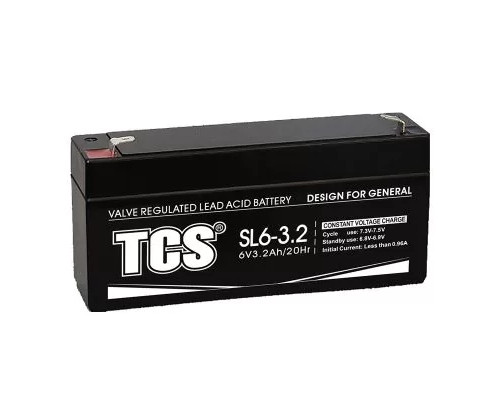 Battery TCS SL6V3,2Ah VRLA AGM