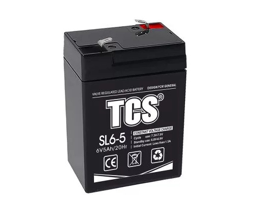 Battery TCS SL6V5Ah VRLA AGM