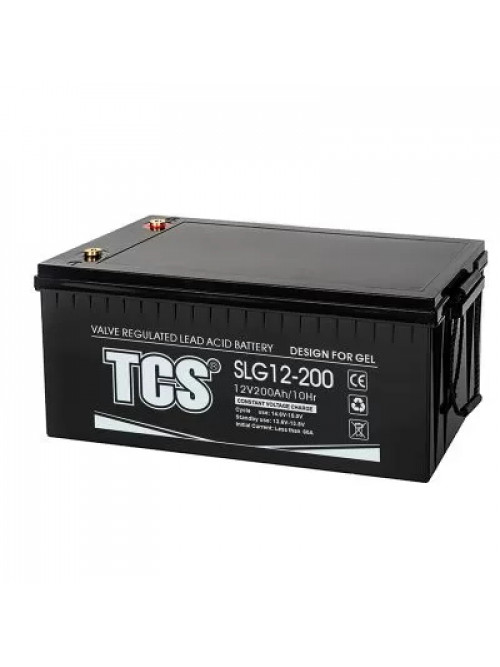 Battery TCS SLG12V 200Ah GEL Lead Acid