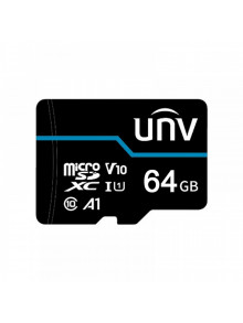 Карта памяти MicroSD Uniview TF-64G-T-L-IN Blue, 64Gb, (R/W:80/20MB/s)