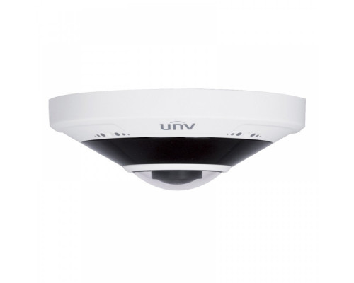 IP камера Uniview IPC814SR-DVPF16, Fisheye, 4MP, 1.6mm, Ultra 265, IR10m, Mic, MicroSD, POE, IP66, IK10