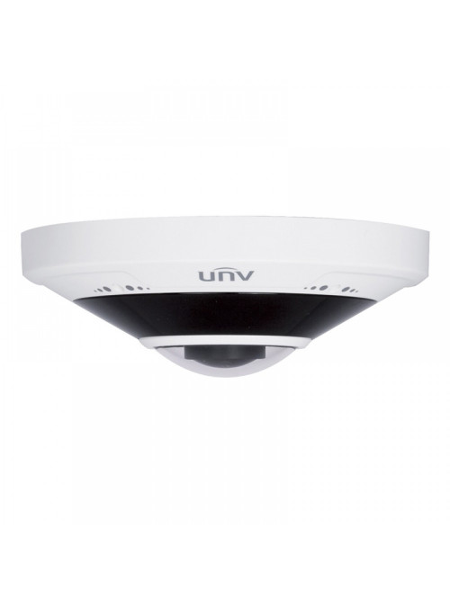 IP камера Uniview IPC814SR-DVPF16, Fisheye, 4MP, 1.6mm, Ultra 265, IR10m, Mic, MicroSD, POE, IP66, IK10