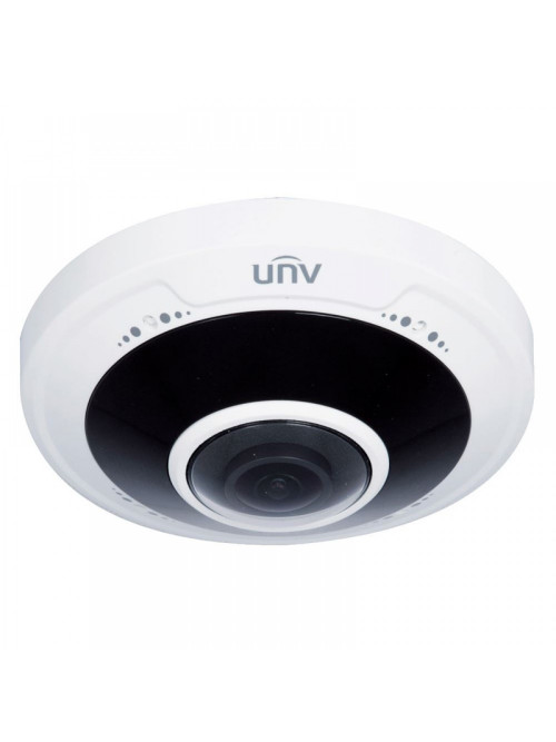 IP камера Uniview IPC814SR-DVPF16, Fisheye, 4MP, 1.6mm, Ultra 265, IR10m, Mic, MicroSD, POE, IP66, IK10