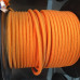 Fir textil retro vintage rotund 2×0,75 orange deschis Italia