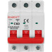 Модульный автоматический выключатель e.mcb.stand.60.3.C60, 3p, 60A, C, 6 kA