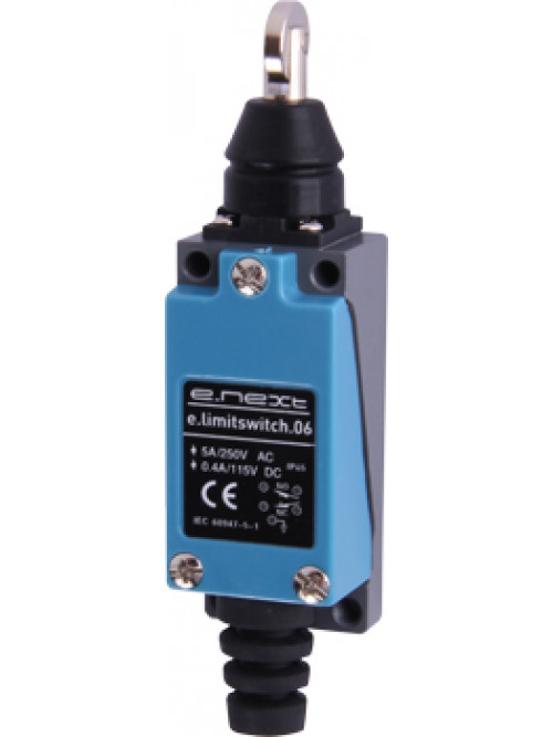 Выключатель концевой e.limitswitch.06 толкатель с вертикальным роликом