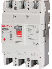 Шкафной автоматический выключатель e.industrial.ukm.250S.175, 3р, 175А