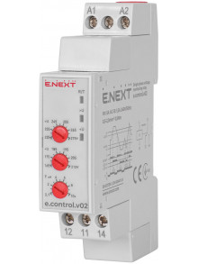 Реле контроля напряжения e.control.v02, однофазное