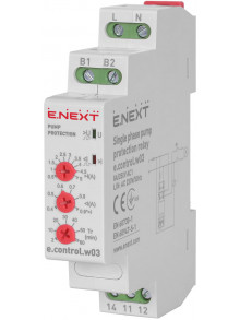 Реле контроля погружного насоса однофазное e.control.w03
