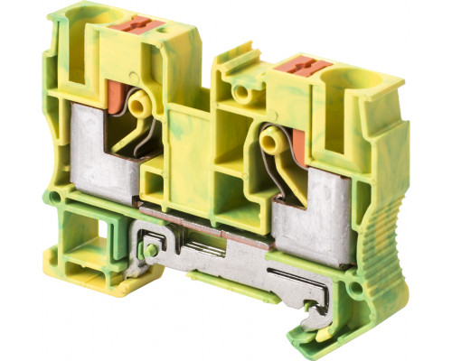 Наборная клеммная колодка заземления на DIN -рейку e.tc.z.din.spring.10