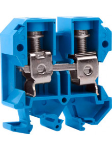 Клеммная колодка наборная на DIN -рейку e.tc.din.pro.35.blue,синяя без крышки