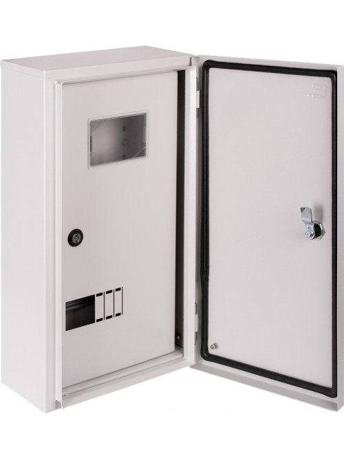 Корпус учета металический e.mbox.pro.n.f3.9 IP54 навесной под 3ф счетчик, 9 мод. с внутр. дверками под опломб.