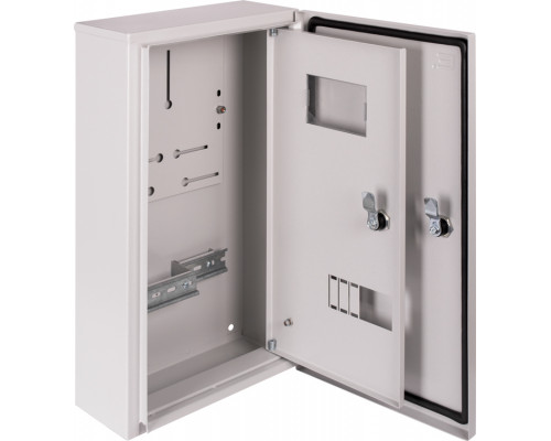 Корпус учета металический e.mbox.pro.n.f3.9 IP54 навесной под 3ф счетчик, 9 мод. с внутр. дверками под опломб.