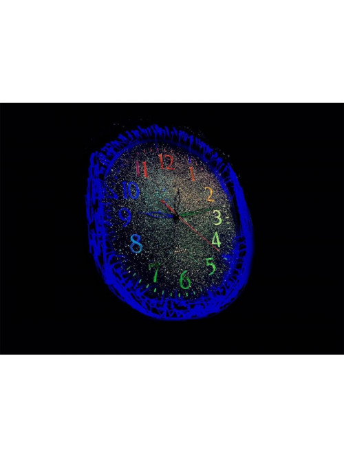 Флуоресцентная краска для сувениров Светло-фиолетовая с фиолетово-розовым свечением под ультрафиолетом
