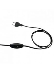 CABLU FISA+INTRERUPATOR 10A 230V 1,5M NEGRU
