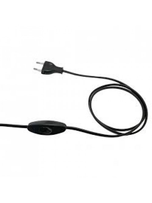 CABLU FISA+INTRERUPATOR 10A 230V 1,5M NEGRU