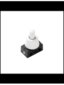 INTRERUPATOR PULSANT CU REVENIRE  1P 2A-250V ALB