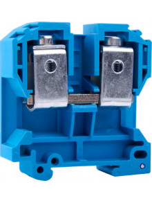 Клеммная колодка наборная на DIN -рейку e.tc.din.pro.70.blue,синяя без крышки