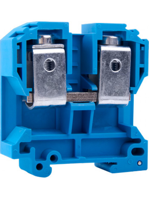 Клеммная колодка наборная на DIN -рейку e.tc.din.pro.70.blue,синяя без крышки