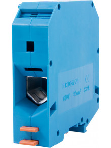 Клеммная колодка наборная на DIN -рейку e.tc.din.pro.95.blue,синяя c крышкой