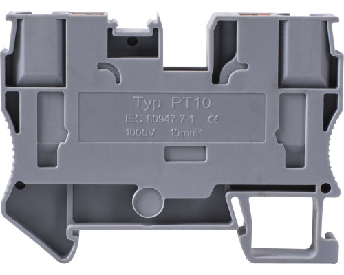 Клеммная колодка наборная на DIN -рейку e.tc.din.spring.10