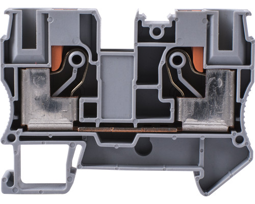 Клеммная колодка наборная на DIN -рейку e.tc.din.spring.10