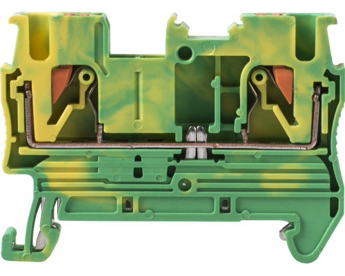 Наборная клеммная колодка заземления на DIN -рейку e.tc.z.din.spring.2,5