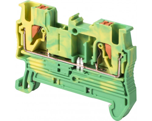 Наборная клеммная колодка заземления на DIN -рейку e.tc.z.din.spring.2,5