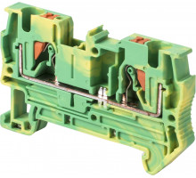 Наборная клеммная колодка заземления на DIN -рейку e.tc.z.din.spring.4