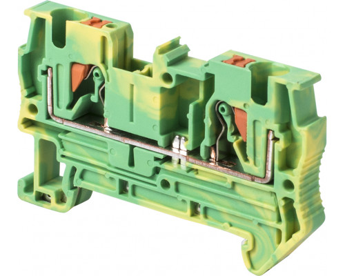 Наборная клеммная колодка заземления на DIN -рейку e.tc.z.din.spring.4