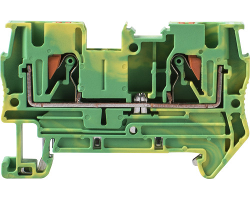 Наборная клеммная колодка заземления на DIN -рейку e.tc.z.din.spring.4