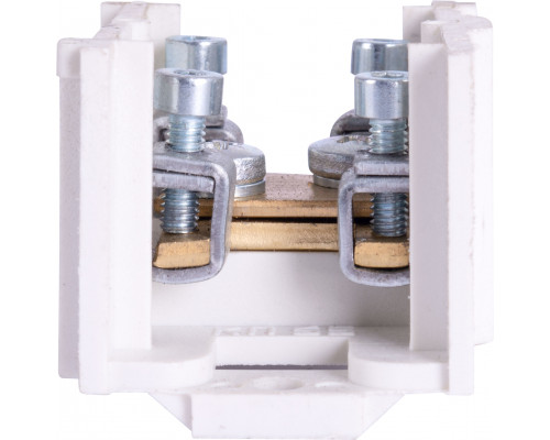 Клеммная колодка проходная e.tc.main.brass.35, 1х35 мм.кв./4х6 мм.кв., латунный контакт